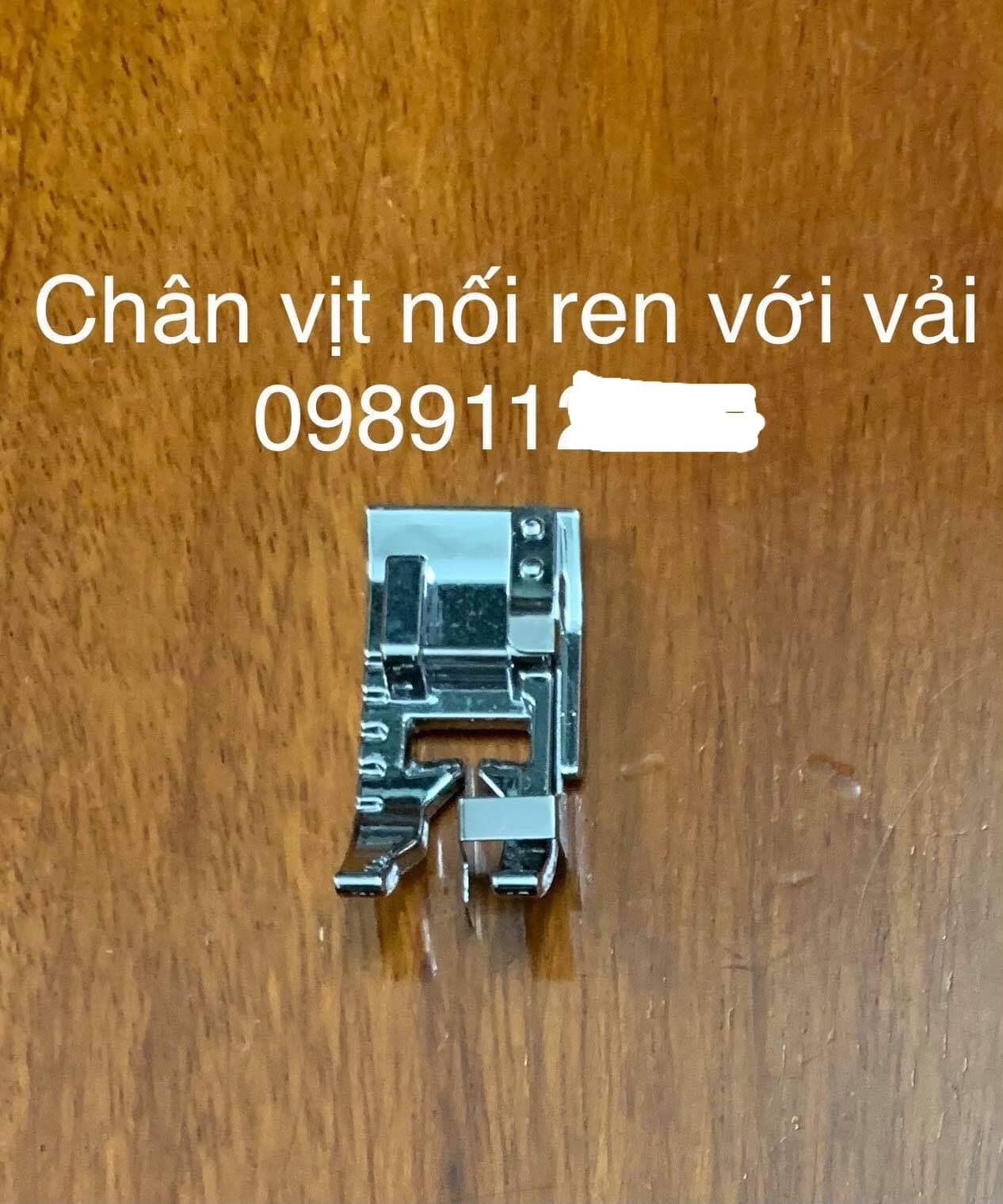 Chân vịt máy gia đình đa chức năng may ghép ren với vải