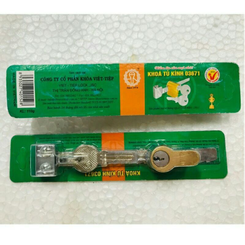 Khoá tủ kính Việt Tiệp 03671