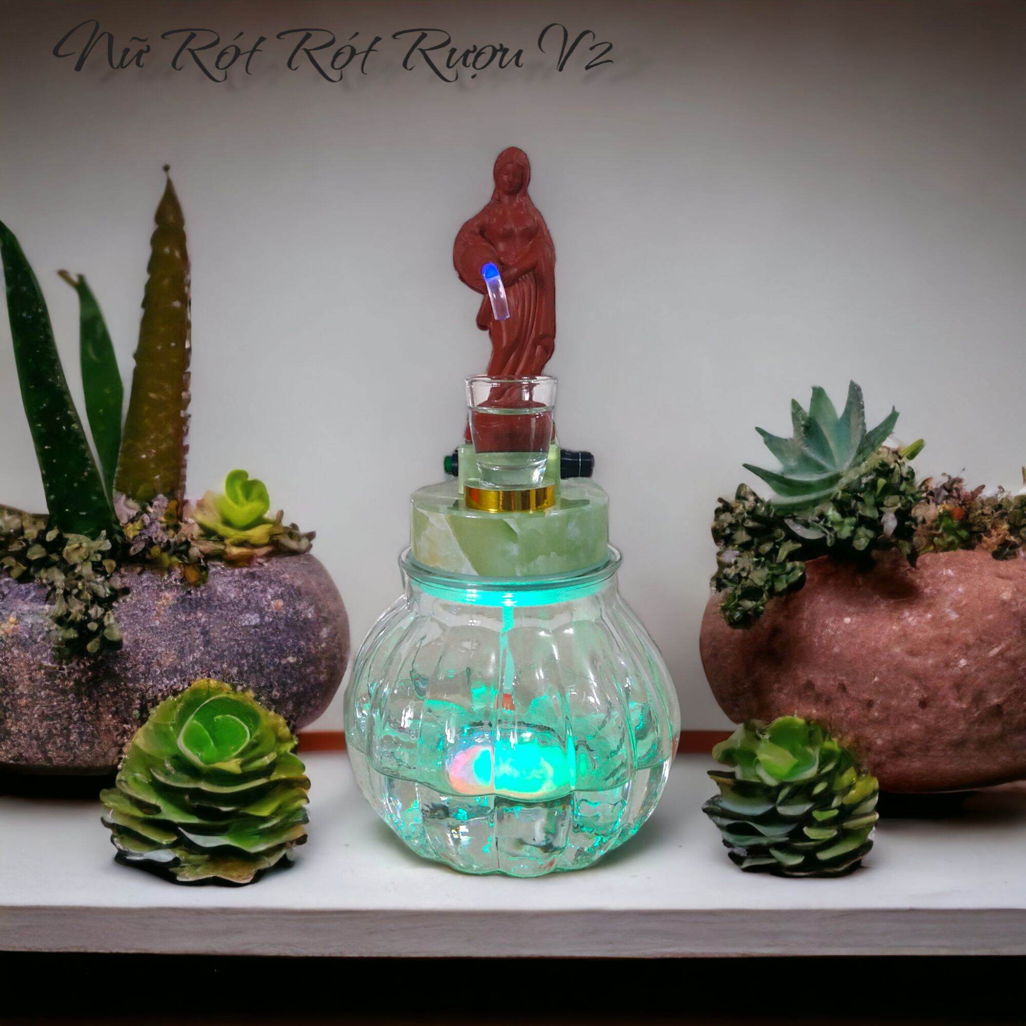 Máy rót rượu tự động 1.9lít rót thông minh