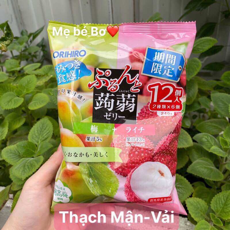 [HCM]Thạch Orihiro Nhật Bản, thạch trái cây Orihiro thơm ngon cho bé và cả nhà
