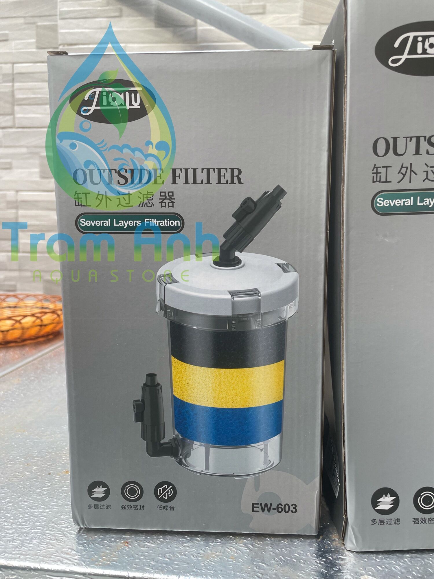 Lọc phụ EW-603 / EW-604 trong suốt, Lọc phụ bể cá