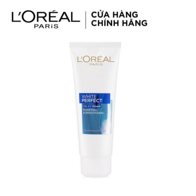 Sữa rửa mặt làm sạch và trắng mịn da Loreal Paris White Perfect 100ml