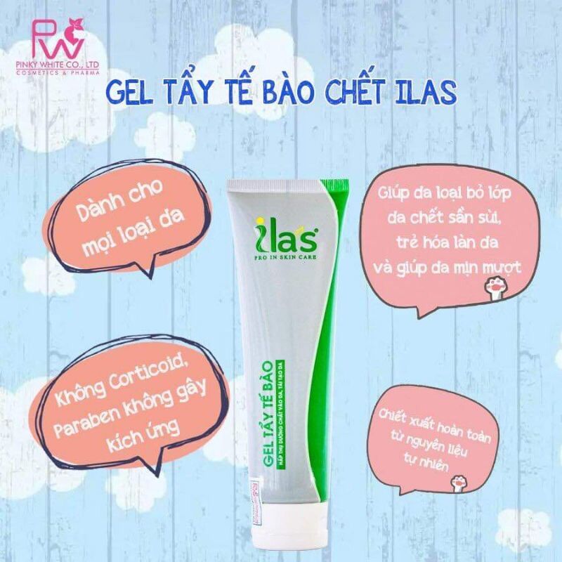 Gel Tẩy Tế Bào Chết ILAS ,160gram