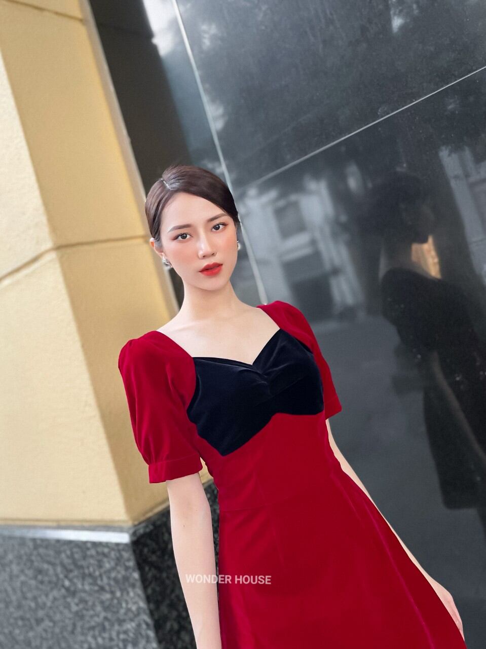 Đầm Wonder House Nhung Spring Dress