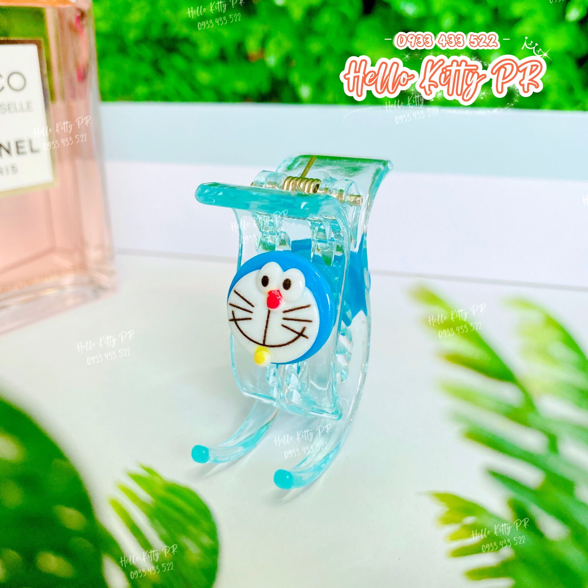 [Freeship Max] Kẹp tóc càng cua 3 răng 5 răng Doremon Doraemon HelloKitty PR