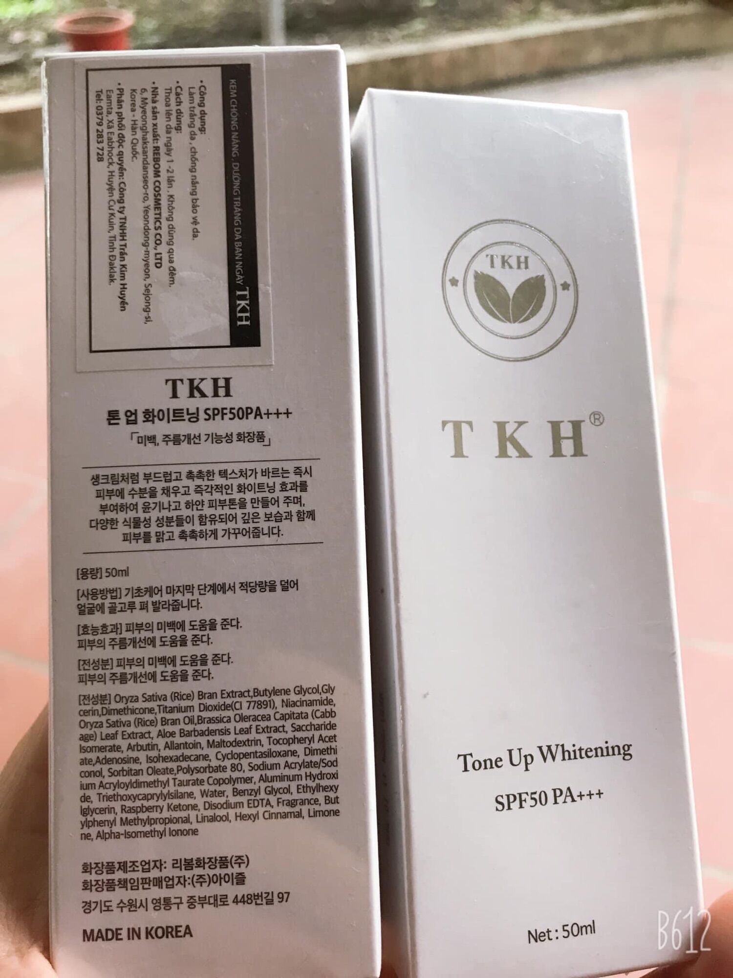 KEM CHỐNG NẮNG TRẦN KIM HUYỀN- SẢN PHẨM ĐƯỢC SẢN XUẤT TẠI HÀN QUỐC ( date 2022)