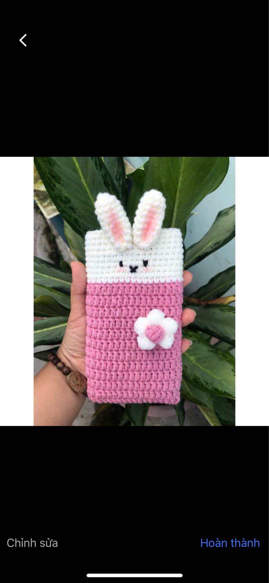 Túi len đựng máy tính casio/điện thoại chống trầy màng hình handmade