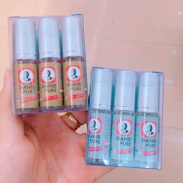 [CHÍNH HÃNG] DẦU LĂN ÔNG GIÀ SIANG PURE THÁI LAN (chai 3cc)