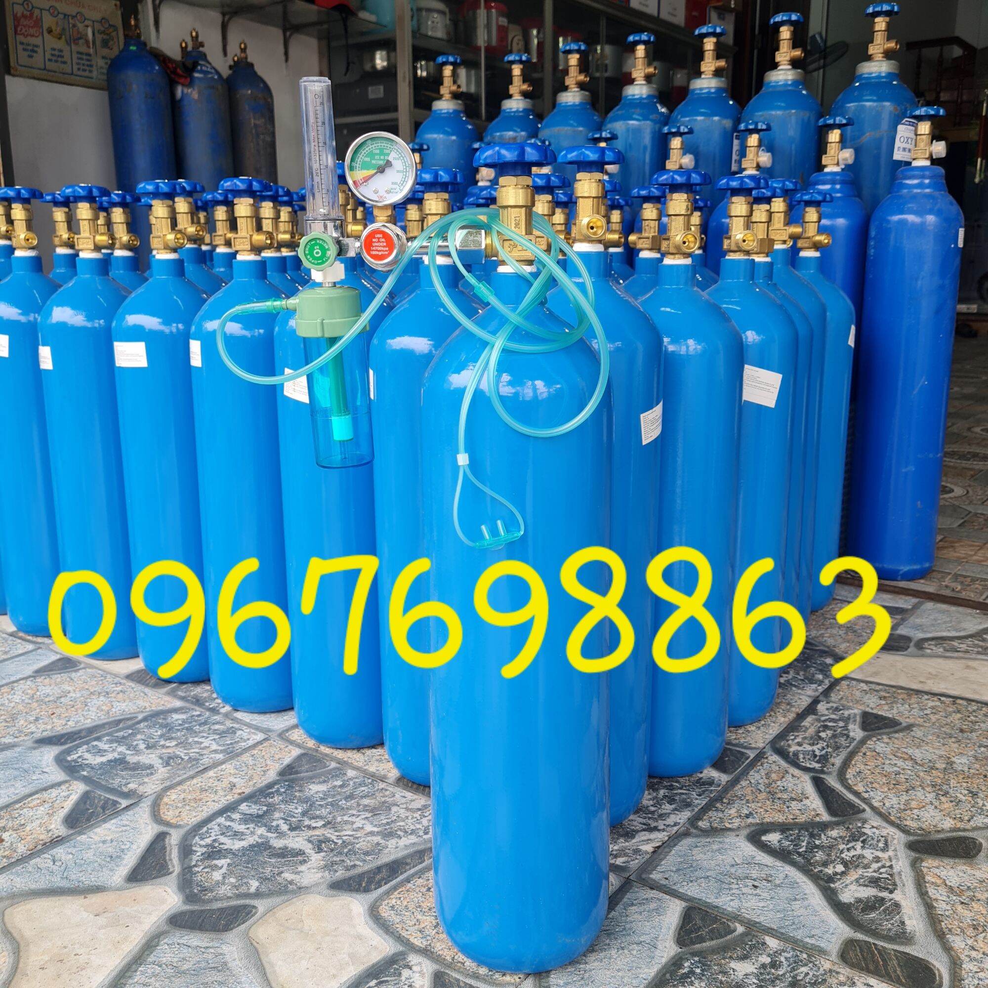 Bình thở Oxy y tế 9Lít dùng tại nhà