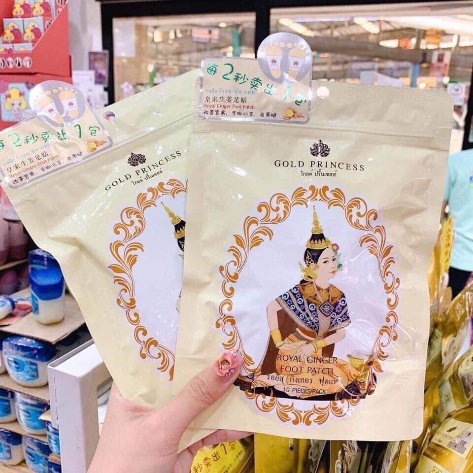 Miếng dán thải độc chân Royal thái lan gói 10 miếng