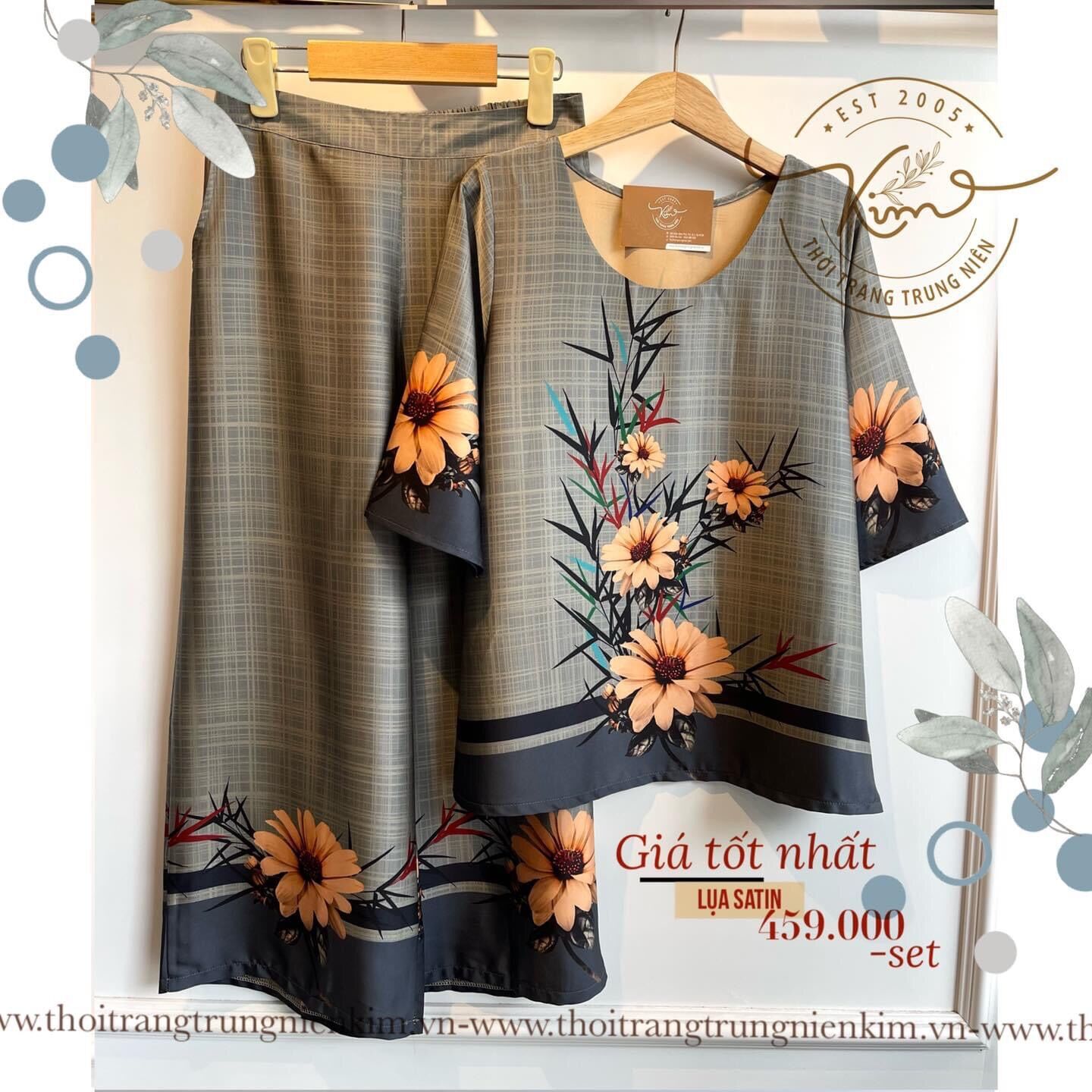 Set lụa trung niên sang trọng Bigsize