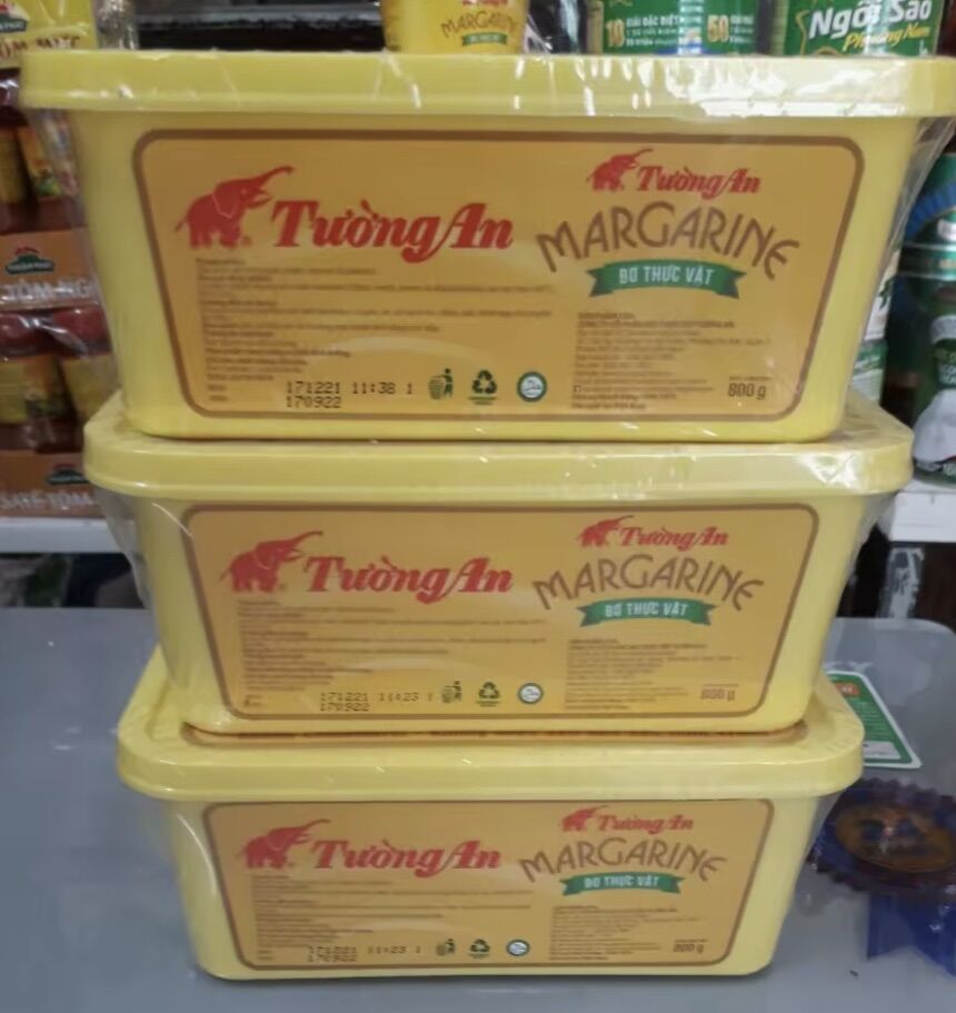 Bơ thực vật Tường An Margarine 800g