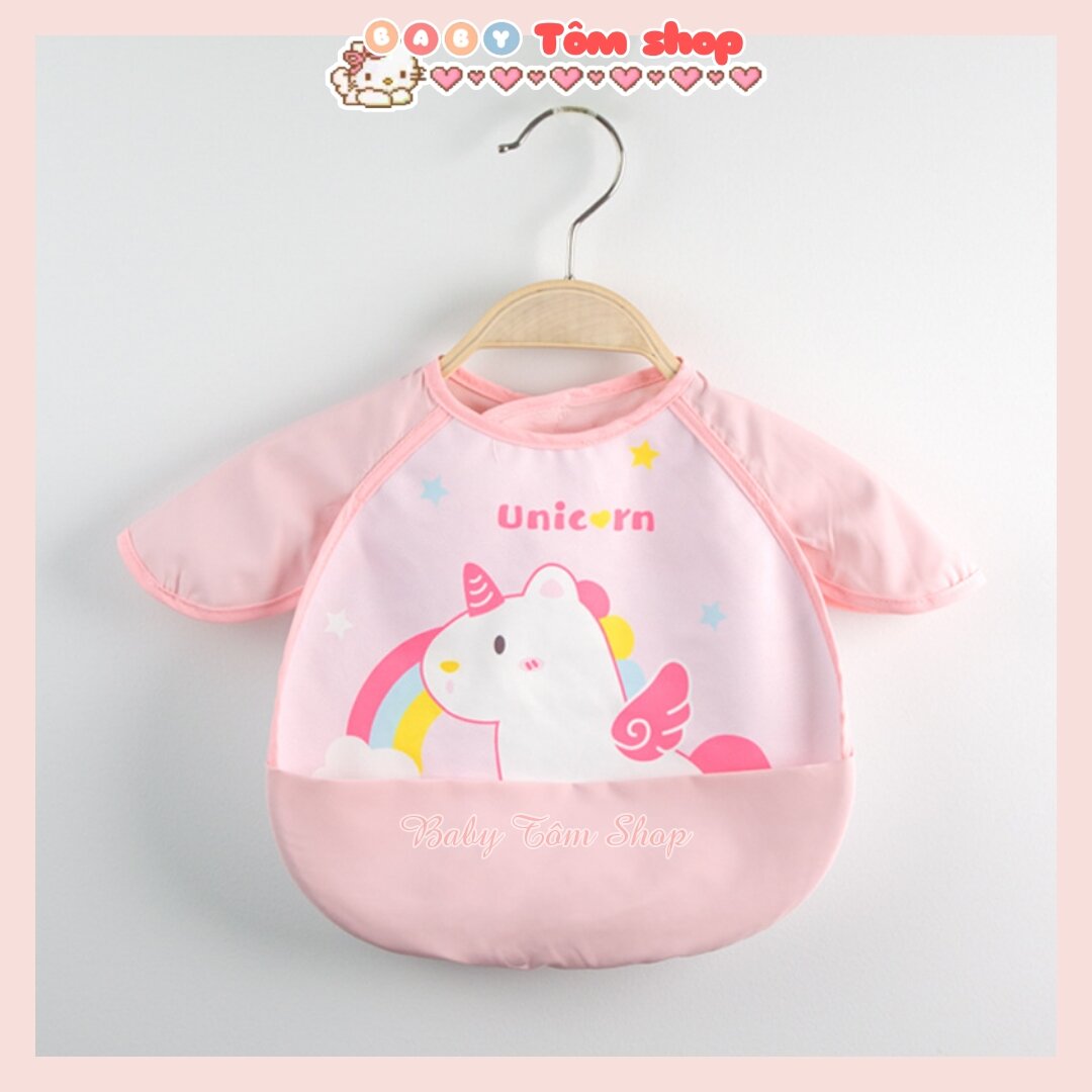 Áo yếm chống thấm cho bé ăn dặm, Baby Tôm