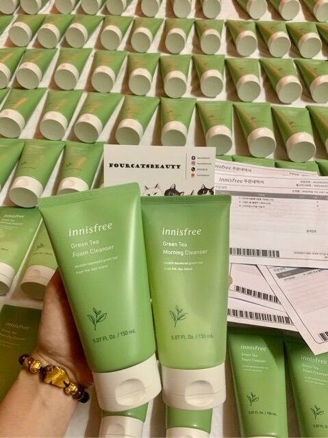 Sữa rửa mặt Innisfree Green 150ml. Tinh chất Trà Xanh
