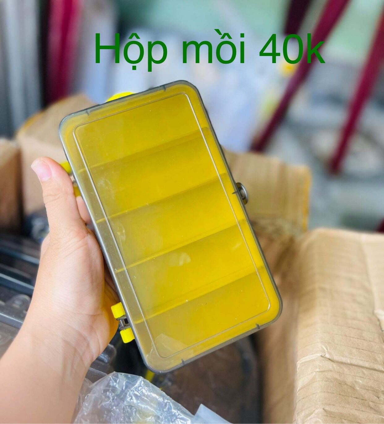 HỘP ĐỰNG MỒI CÂU LURE 2 MẶT