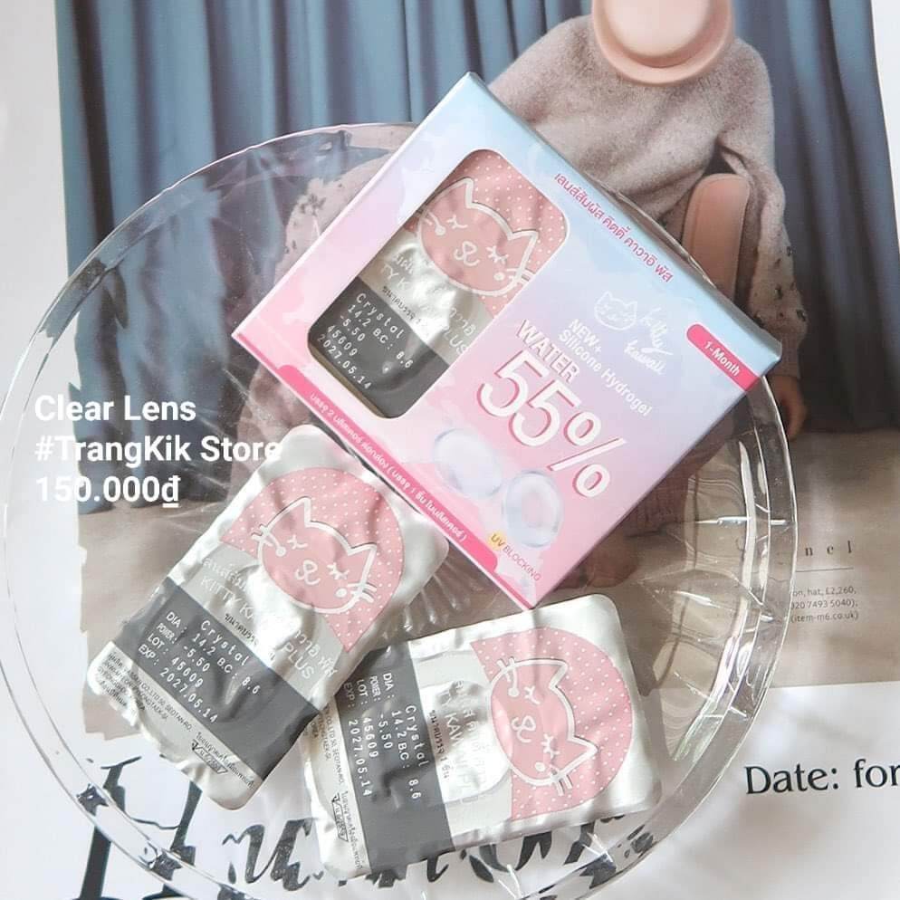 Lens cận trong suốt silicone hydrogel cao cấp êm mịn