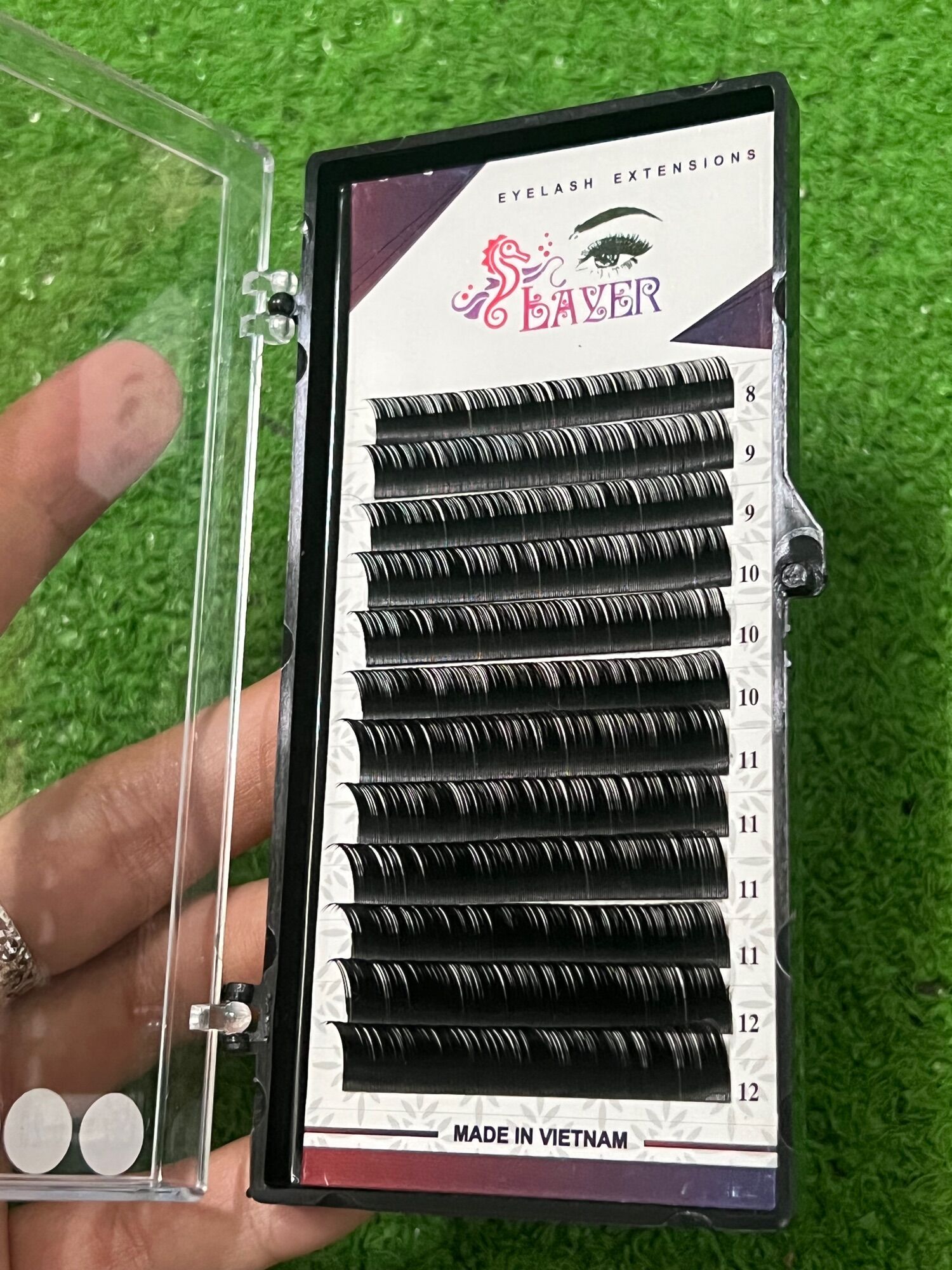 Flash sale lông 0.10 0.15 0.12 c,cc,d mix size 8-12 layer mi nối siêu đẹp - siêu bắt keo