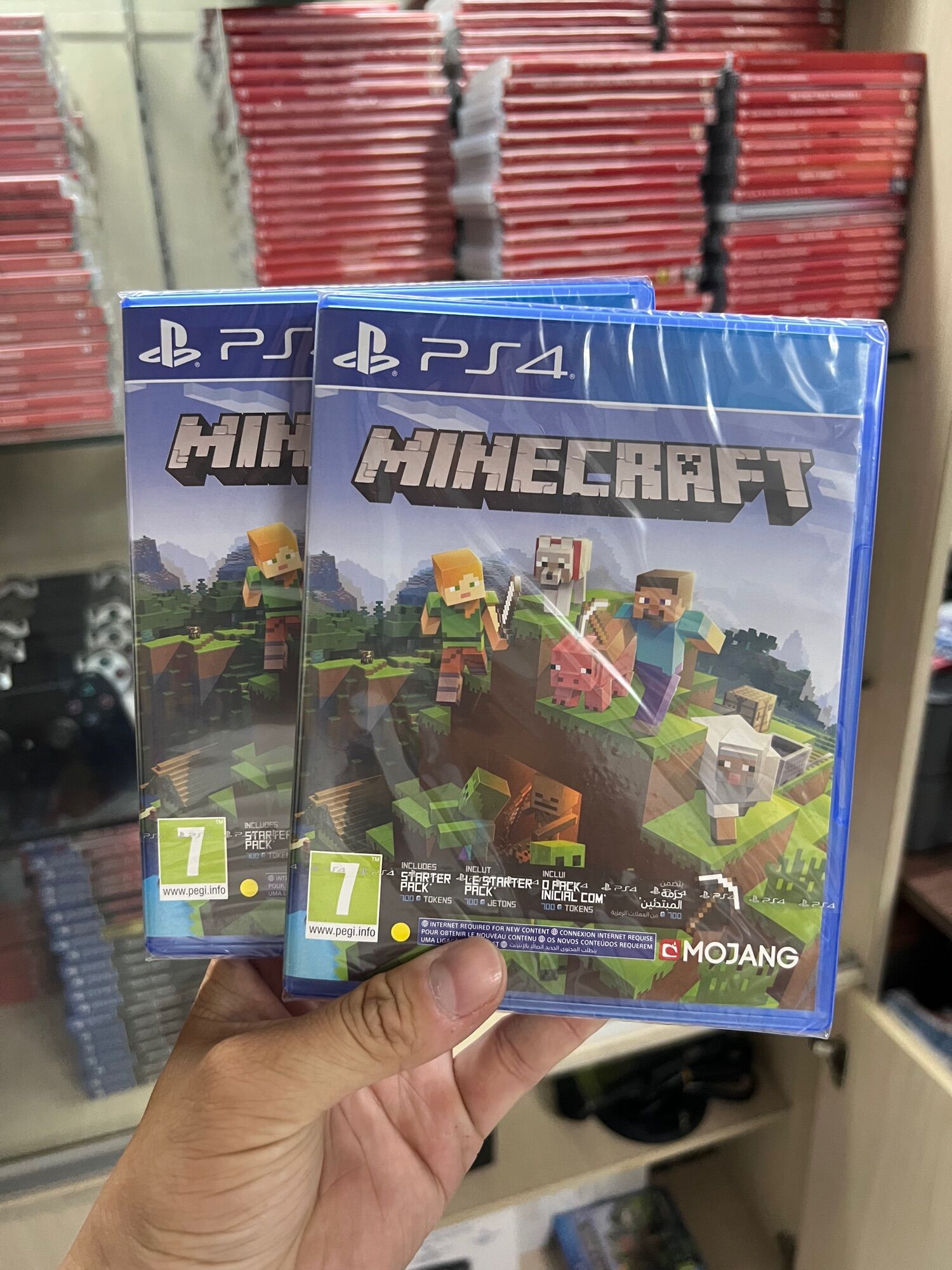 Đĩa chơi game PS4: Minecraft Starter Collection