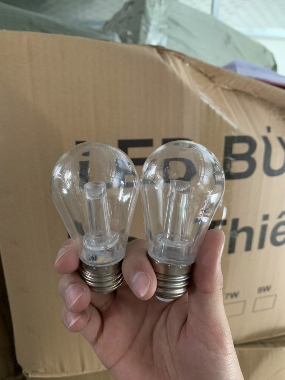 Combo 10m dây đúc 20 đui+20 bóng led kiểu Edison trang trí