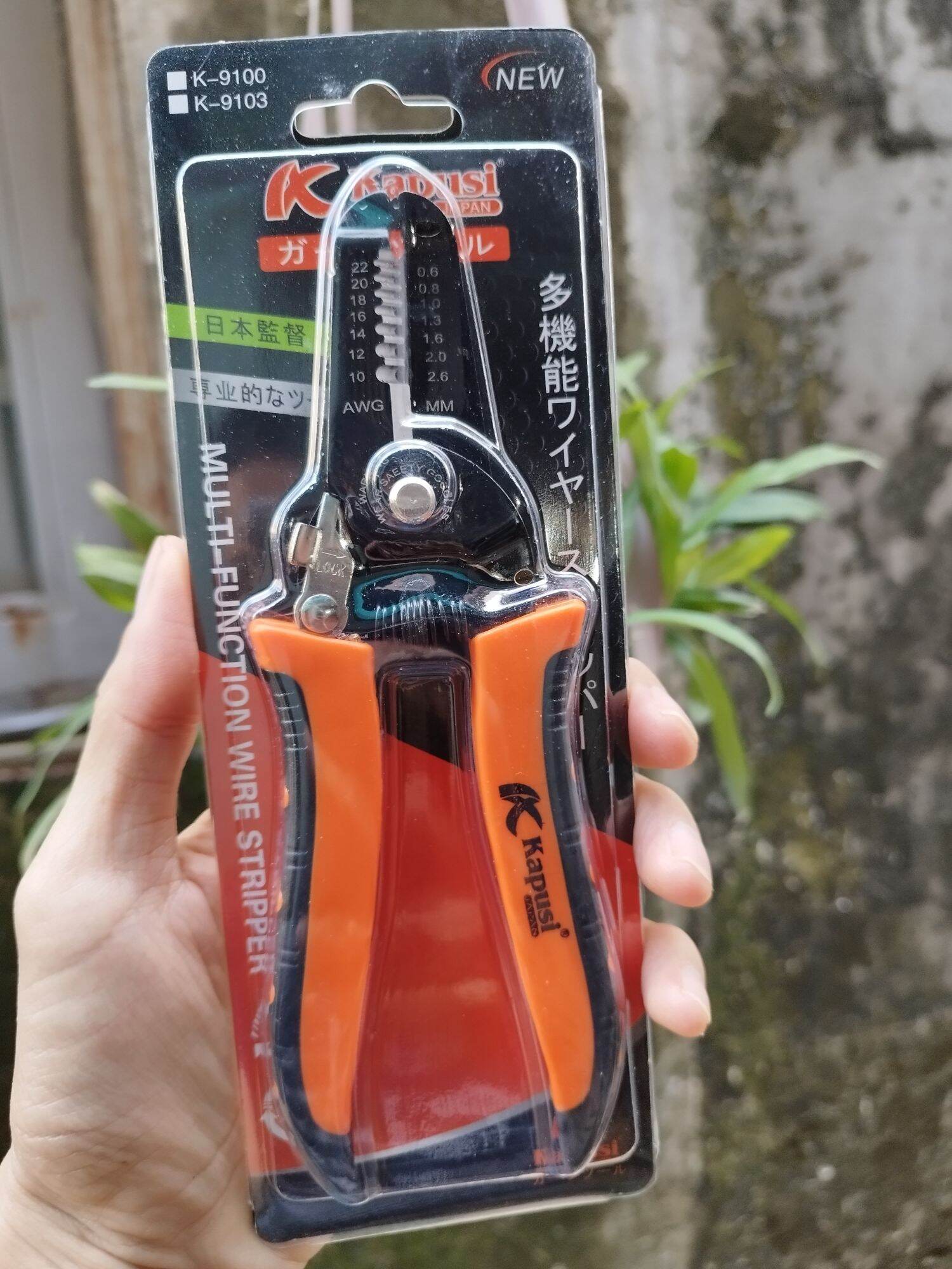 Kìm tuốt dây tự động,bấm cáp, cắt dây kapusi