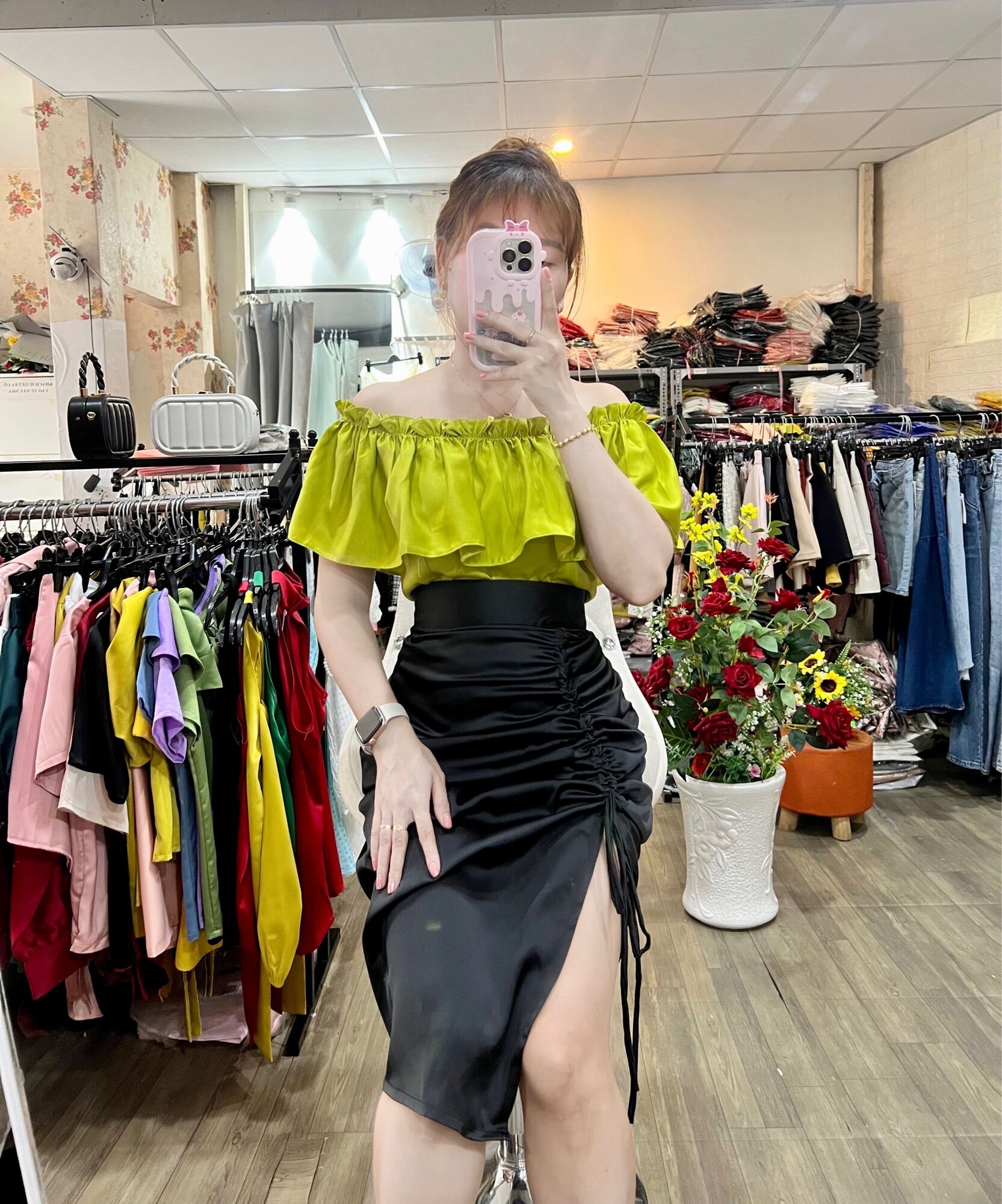 ÁO LỤA BẸT VAI NHIỀU SIZE HÀNG THIẾT KẾ