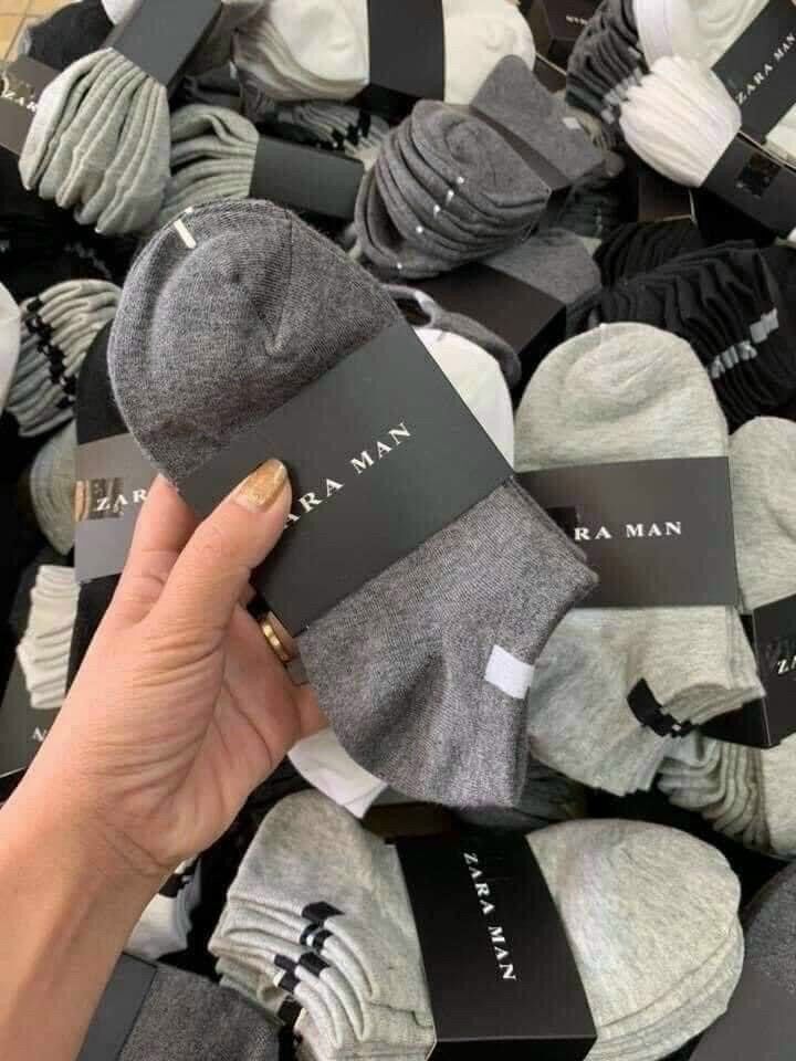 Combo 10 đôi tất zara nam cổ ngắn