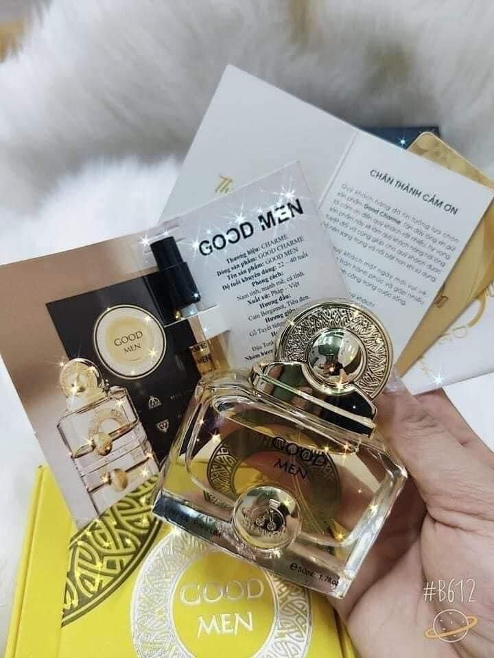Nước hoa nam Good Men 50ml ( màu vàng ) cào mã npp