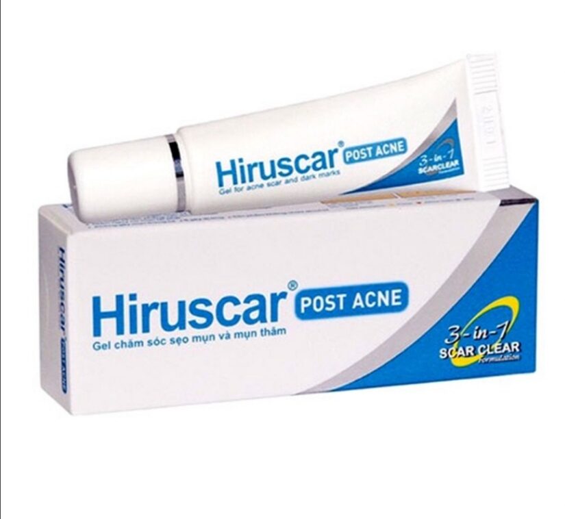 Gel làm mờ sẹo mụn và mụn thâm hiruscar post acne
