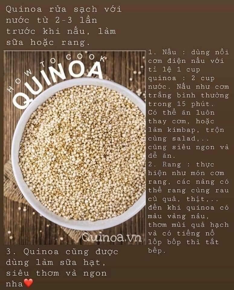 HẠT DIÊM MẠCH - QUINOA -500gr