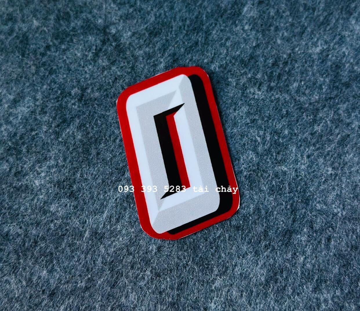 Tem số dán xe trang trí