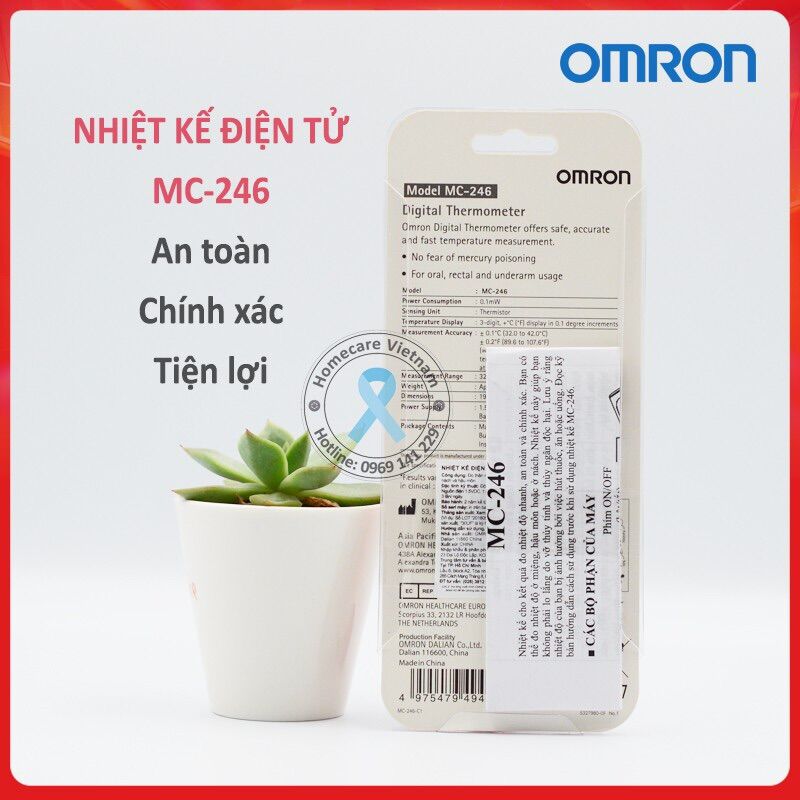 Nhiệt kế điện tử omron dạng bút MC246