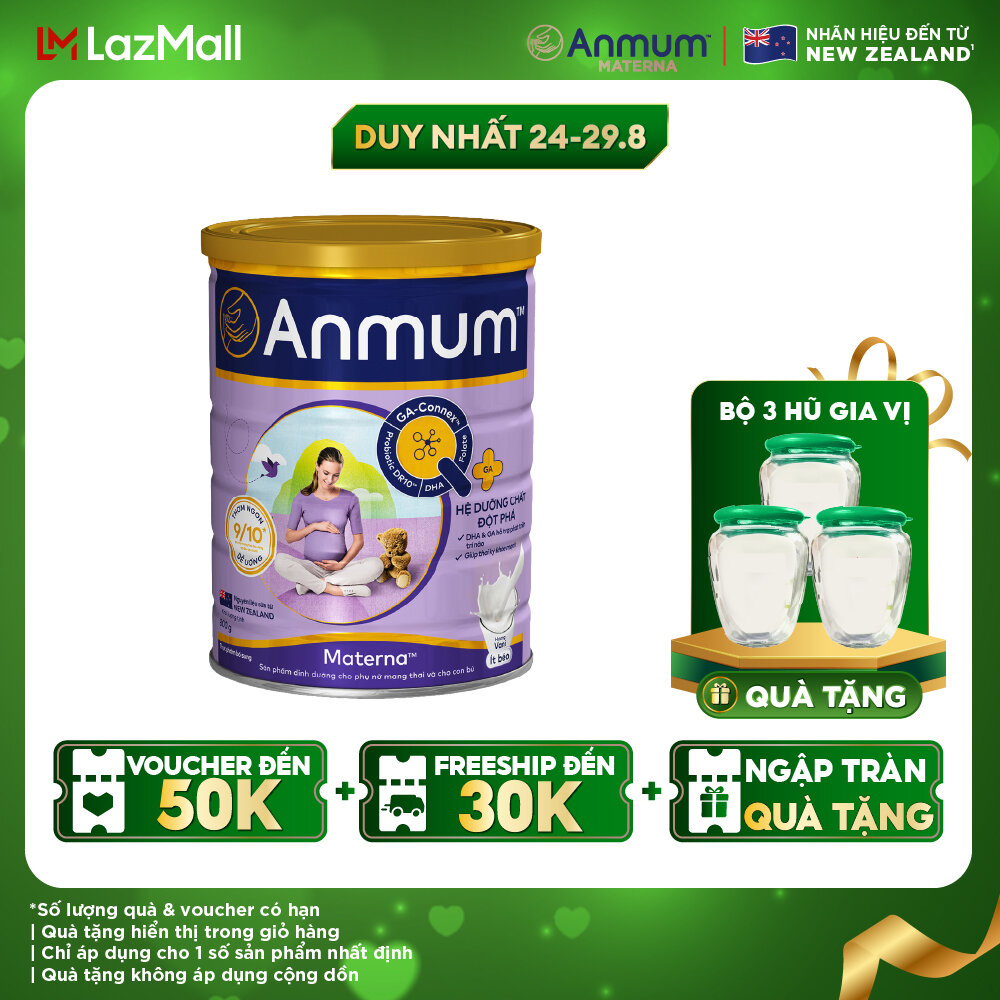 Sữa bột Anmum Materna hương vani 800g