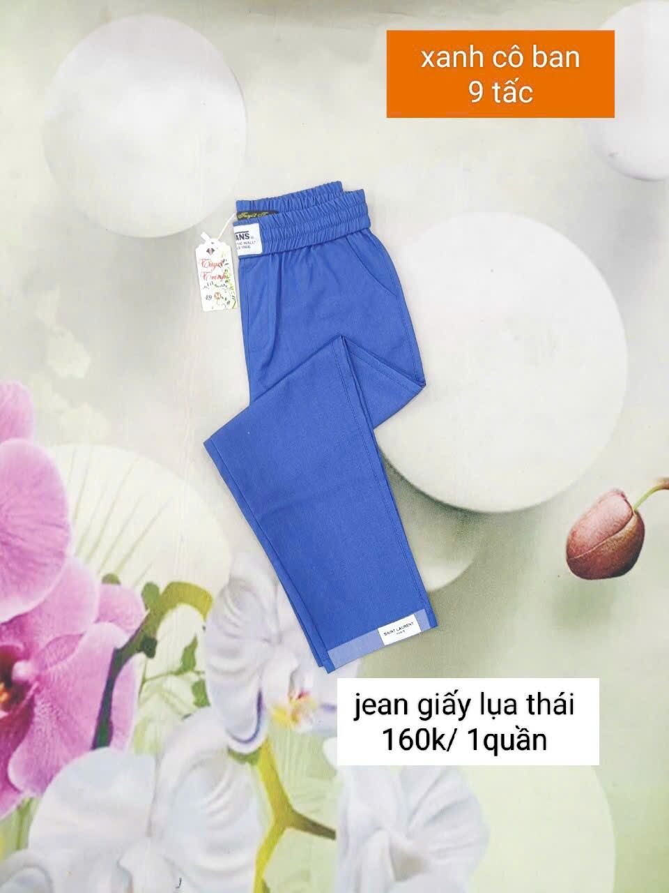QUẦN JEAN GIẤY LỤA 9 TẤC