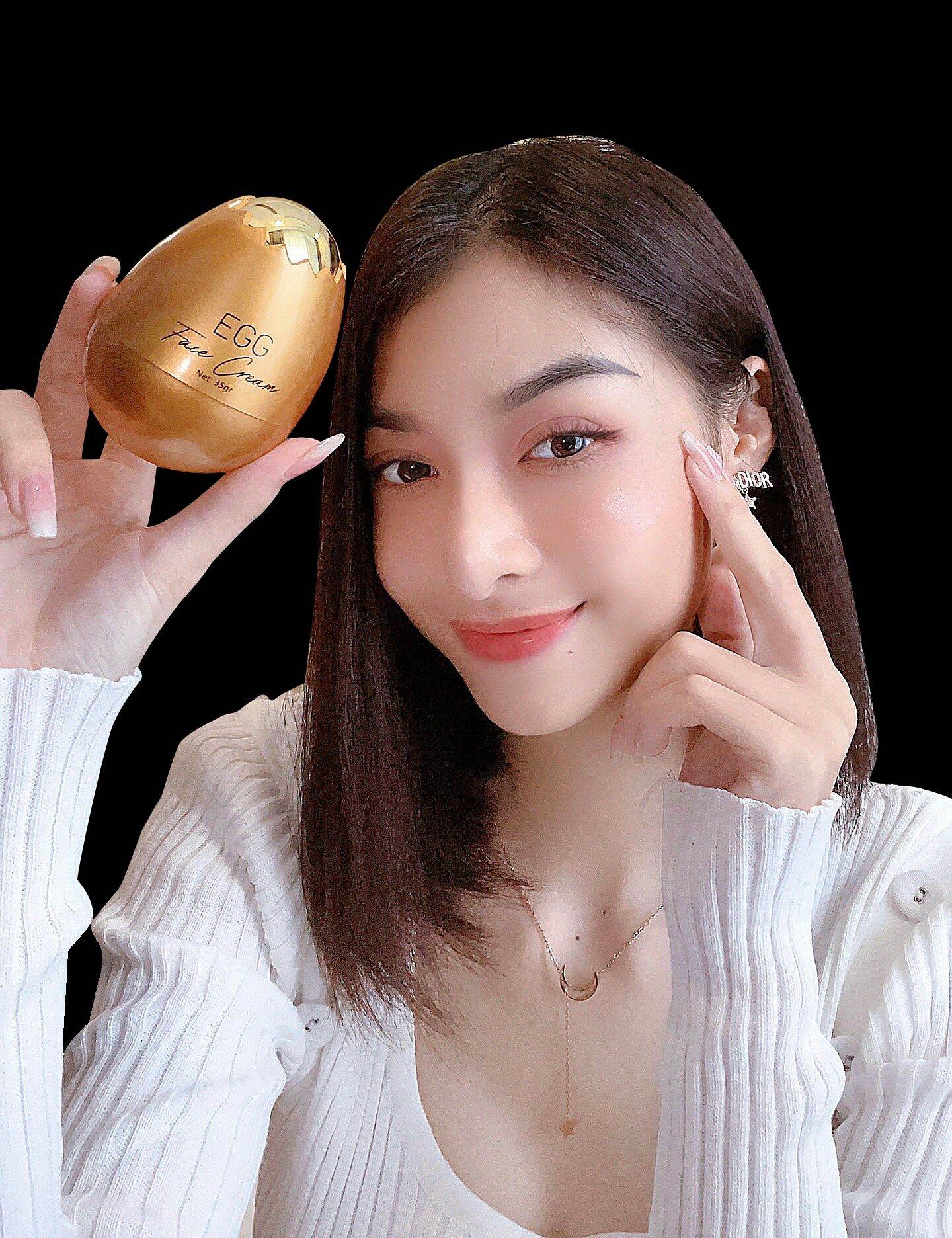 Kem face trứng vàng queenie skin tái tạo da, dưỡng da căng trắng mịn màng