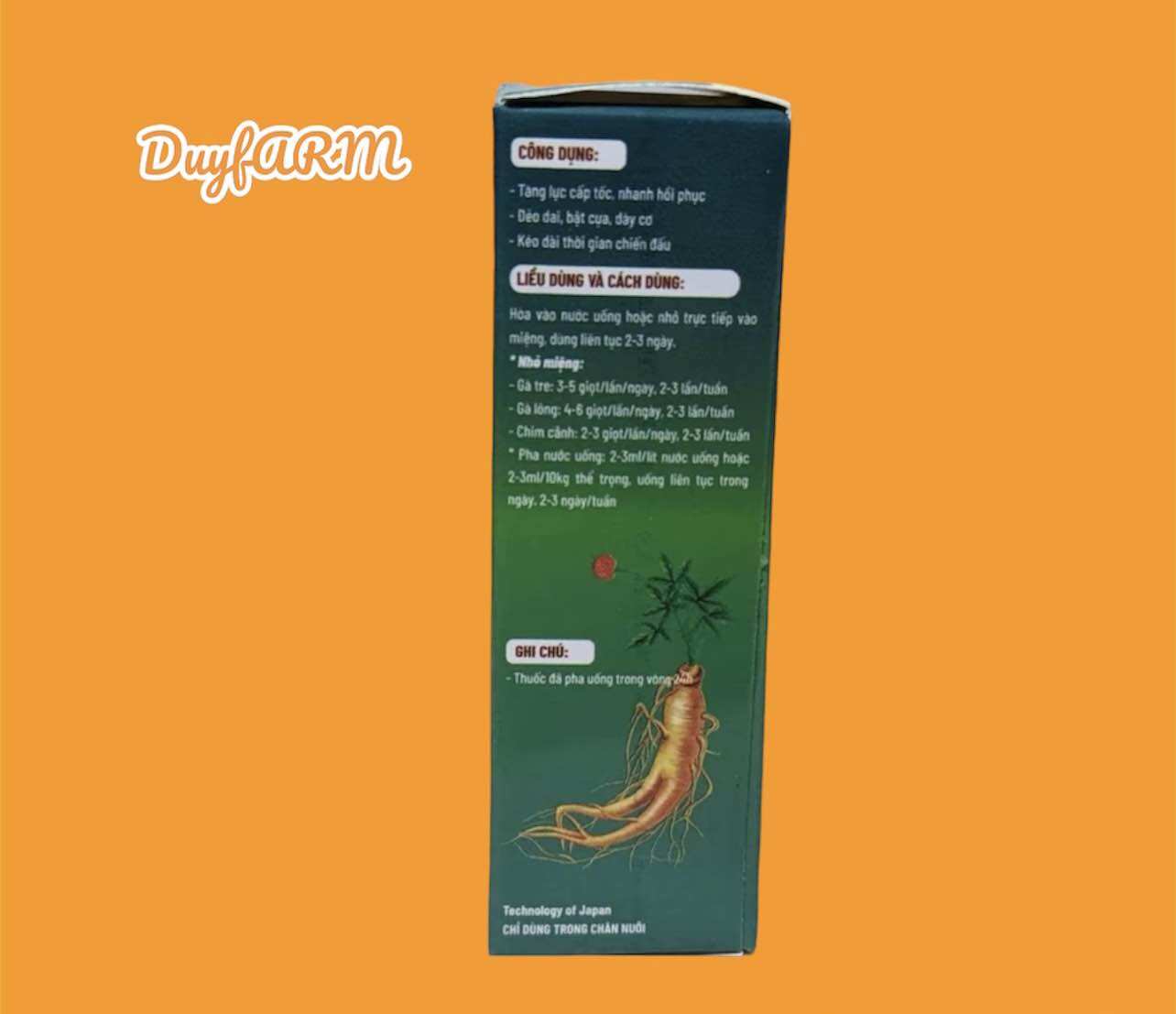 Sâm Gà Đá Tăng Lực Cấp Tốc 10ml