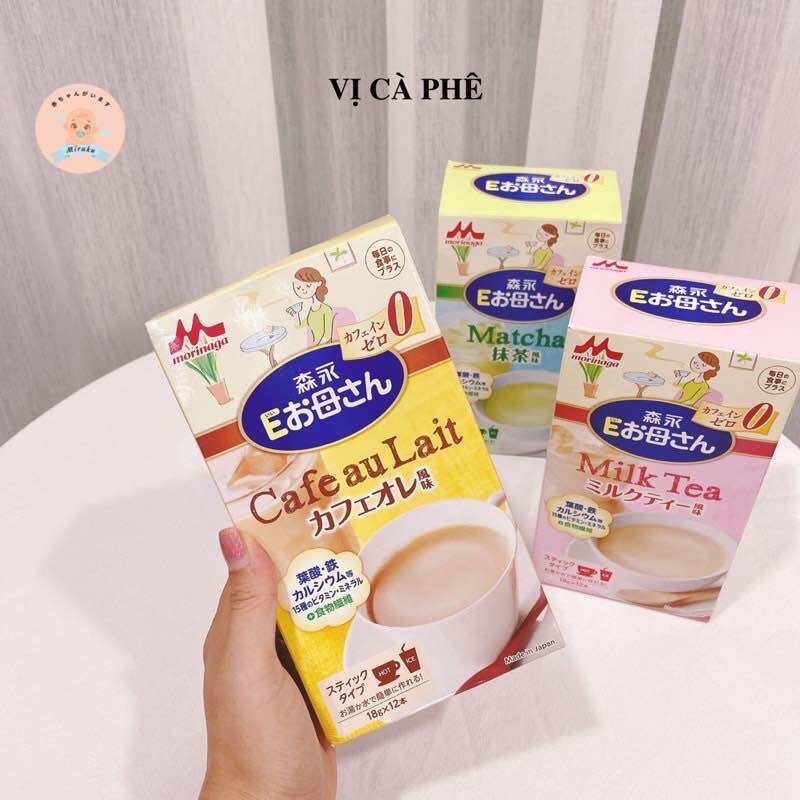 [HÀNG AIR] SỮA BẦU MORINAGA ĐỦ VỊ NỘI ĐỊA NHẬT BẢN