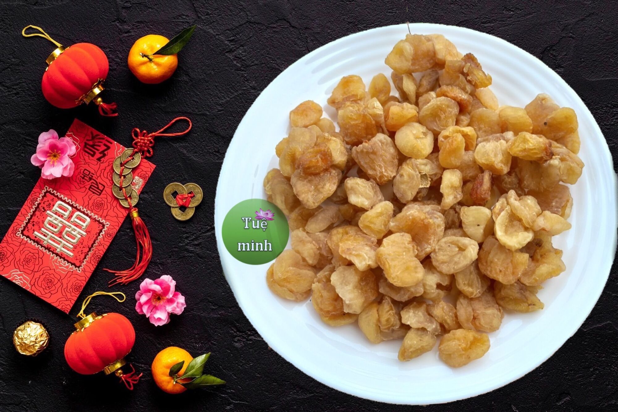 Long Nhãn Loại 1 , sấy điện màu vàng tươi, nấu chè, làm trà