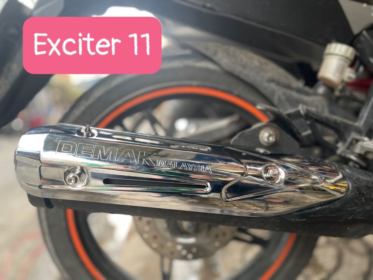Ốp pô exciter 135 2011 - 2014 xi đẹp