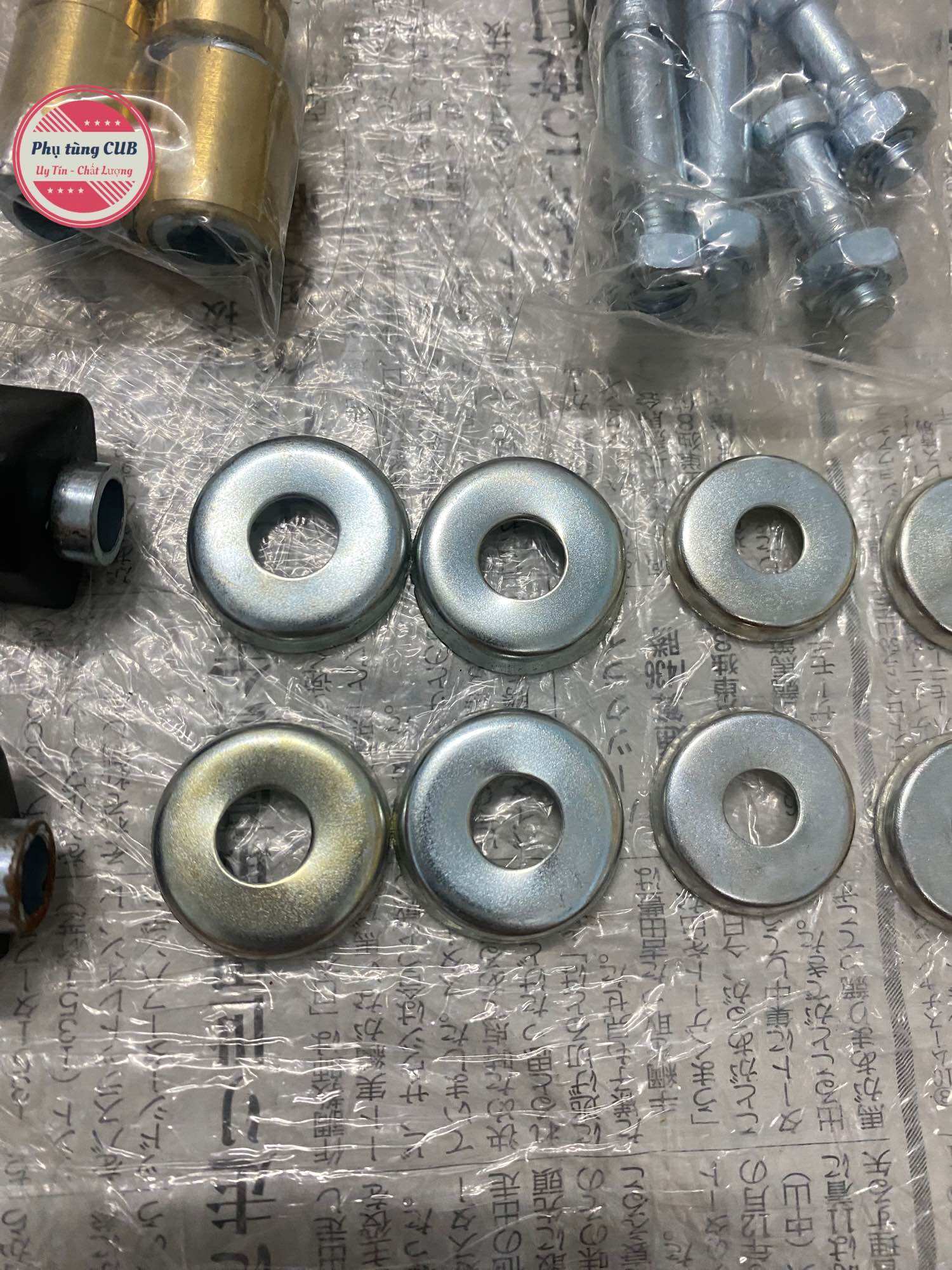 Bộ bạc thau giò gà xe cub 78-79-81-82-Dd