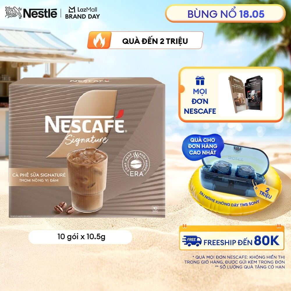 [MỚI] Cà phê sữa NESCAFÉ Signature - Thơm nồng vị đậm