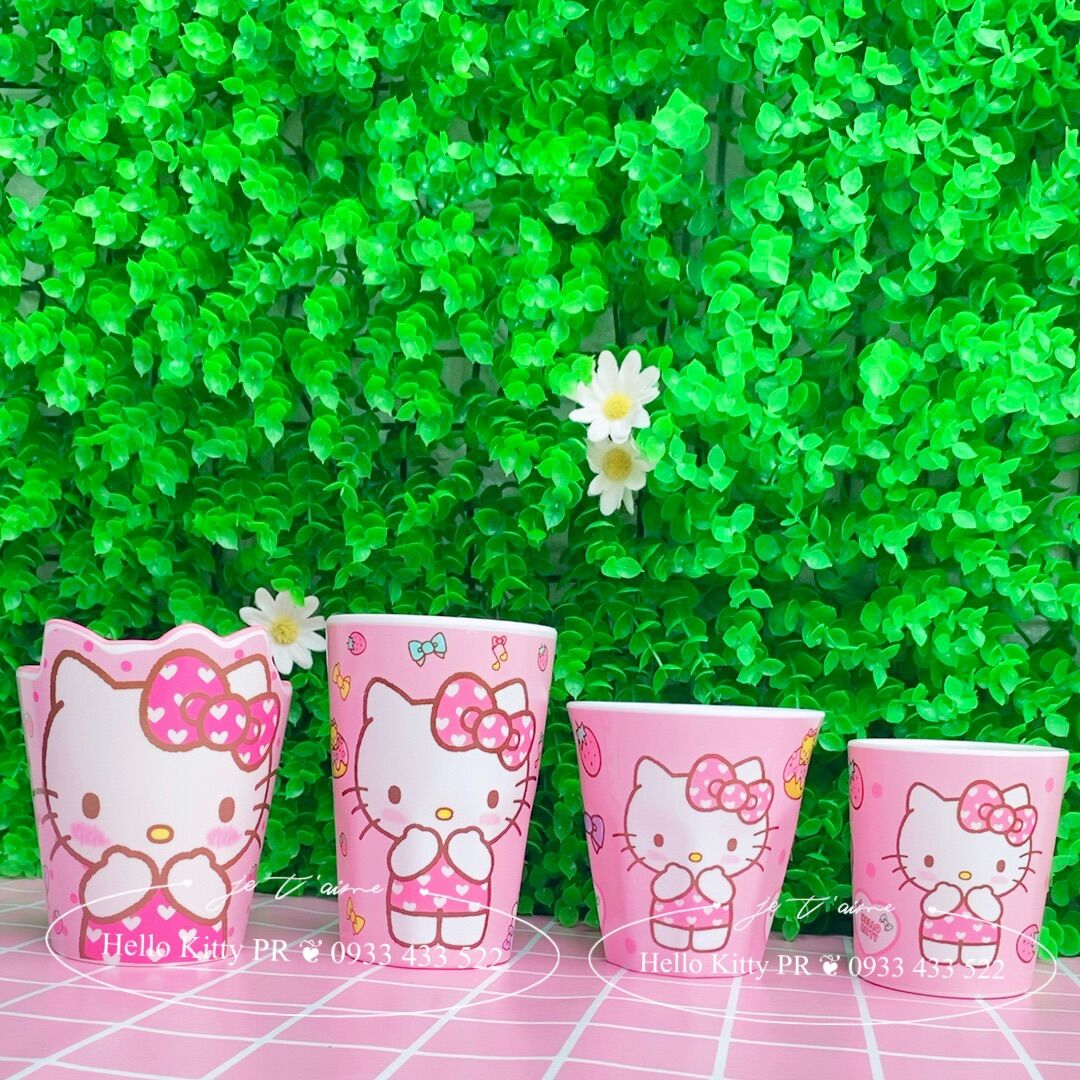 Ly cốc dung tích 200ml, 300ml, 480ml, 550ml Hello Kitty