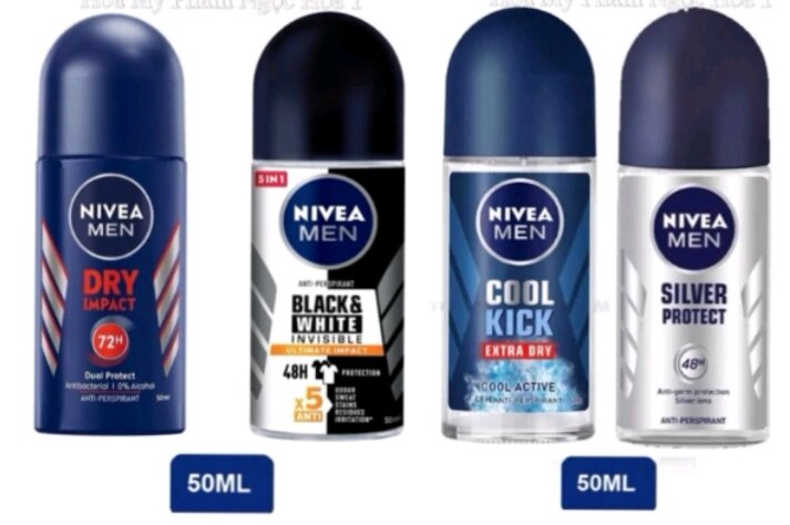 Lăn ngăn mùi nivea men dành cho nam