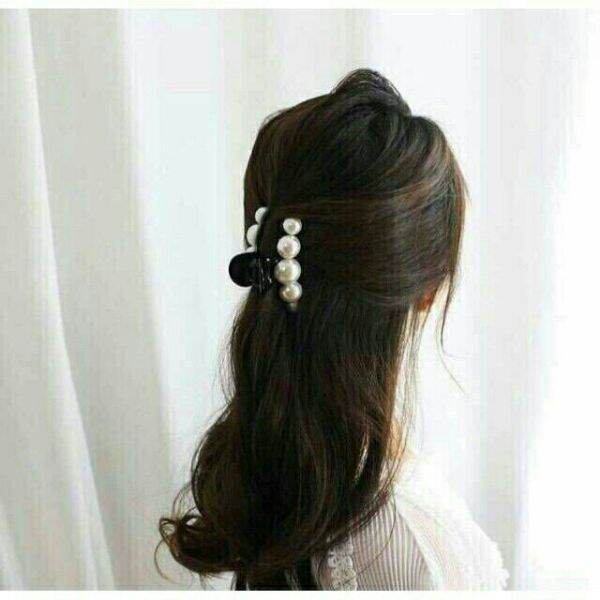 Kẹp tóc càng cua đính hạt sang trọng