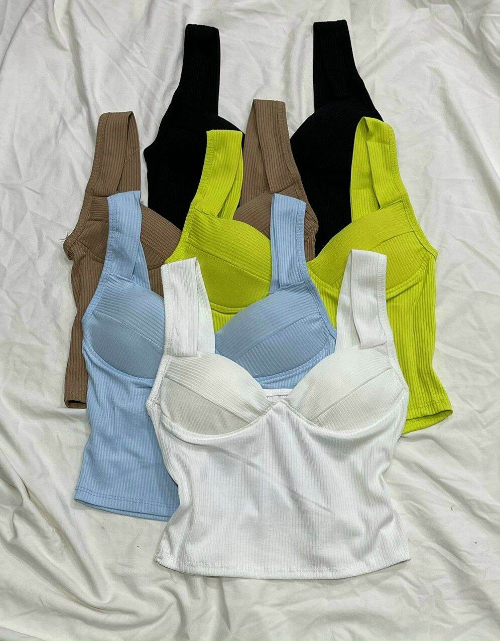 ÁO HAI DÂY CROPTOP ÁO DÁY BẢN TO CÓ MOD FORM DƯỚI 47KG(NA)