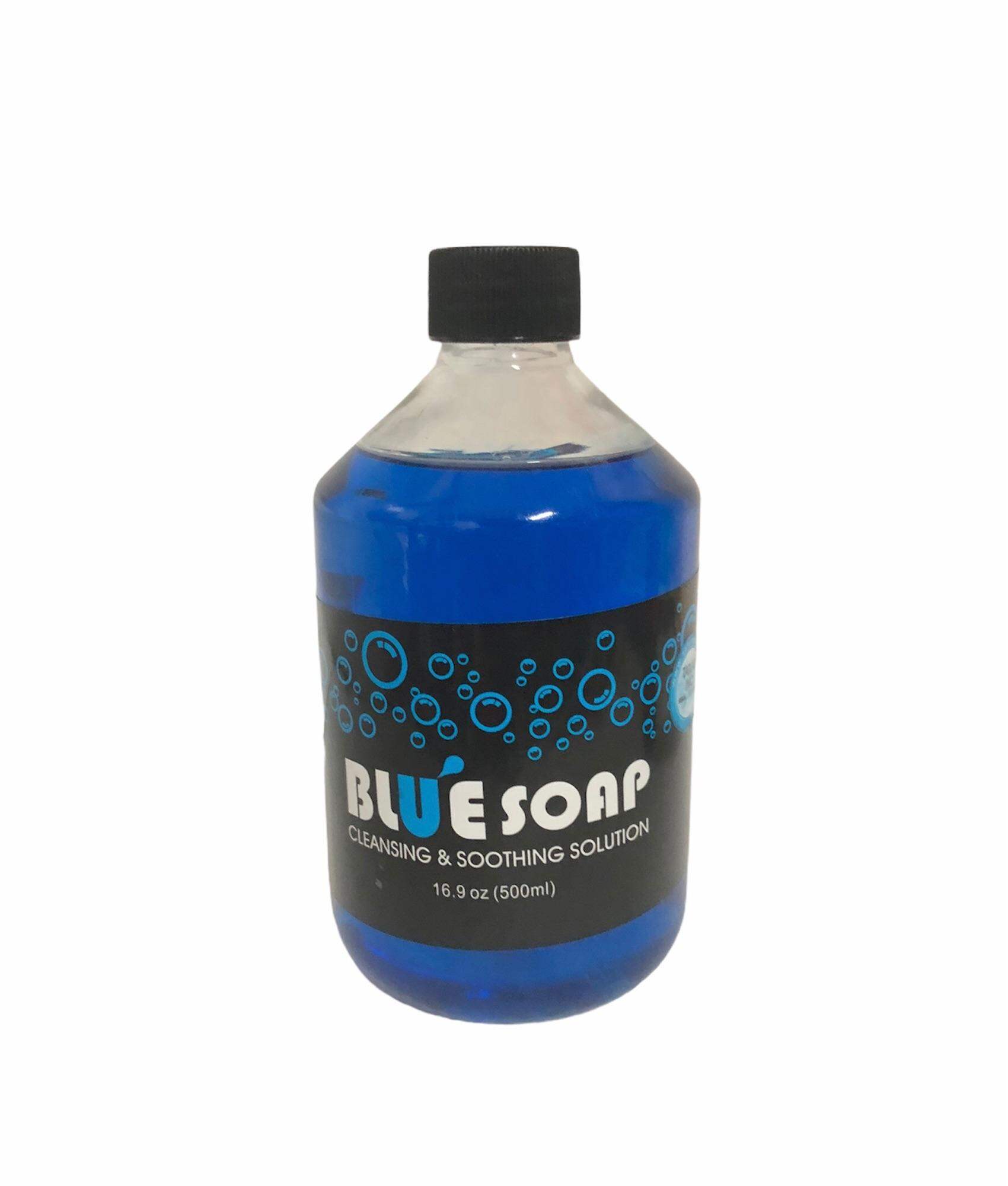 Nước rửa hình xăm Blue soap tặng kèm chai tạo bọt