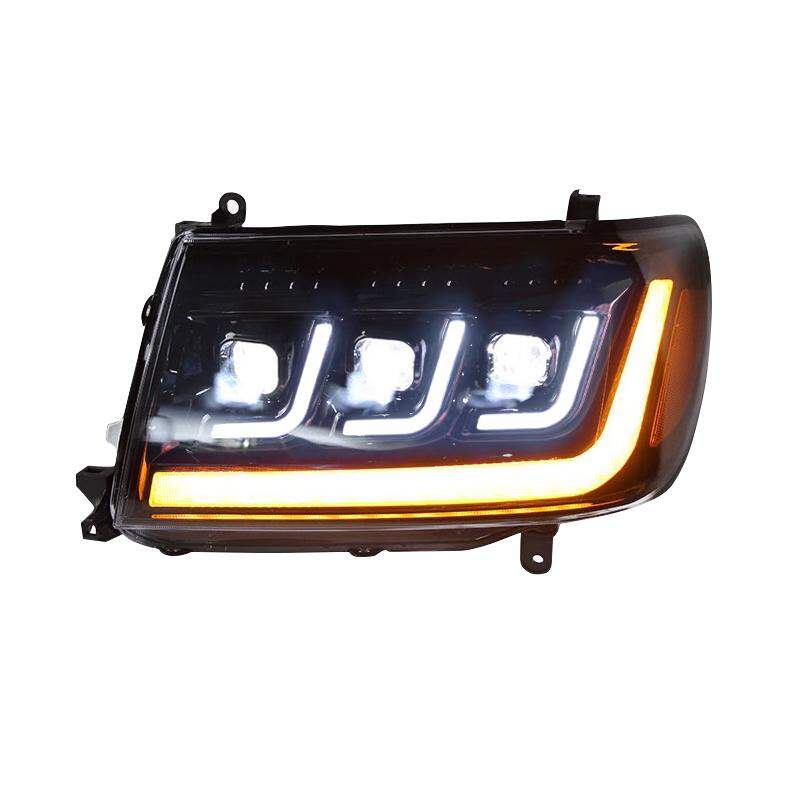 Toyota LC100 Headlights with LED Lens Daytime Running Light Turn Signal Giá 12,667,000 Đồng*Miễn phí vận chuyển