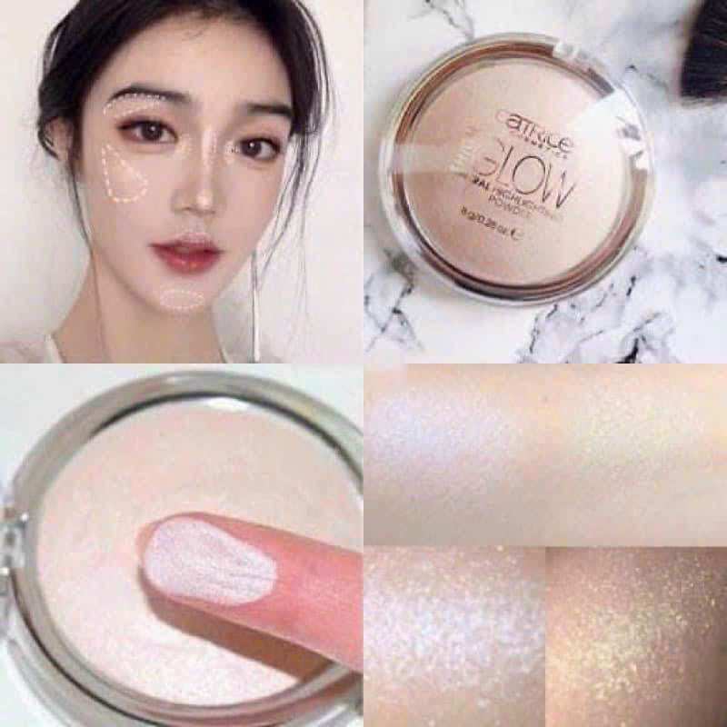 Phấn bắt sáng Catrice High Glow Mineral Highlighting Powder 8g (010 Light Infusion)