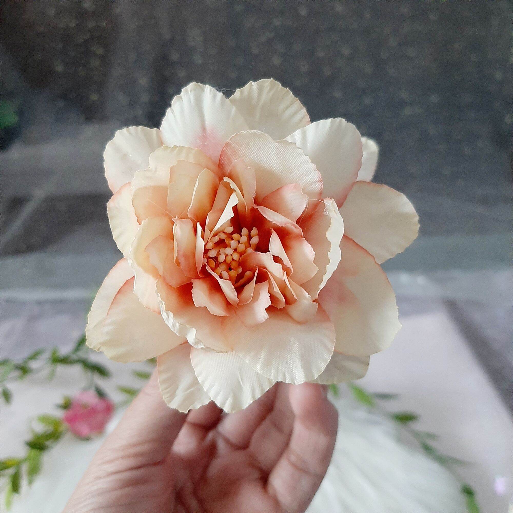 Kẹp tóc càng cua đính hoa