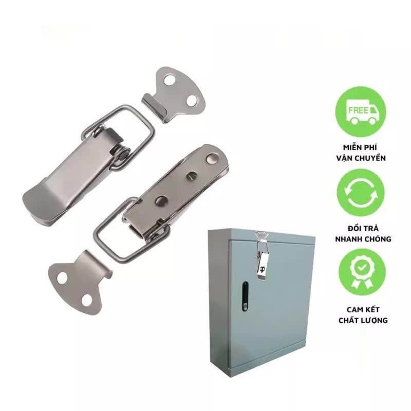 Khoá cài inox, khoá lật inox lắp hòm đạn