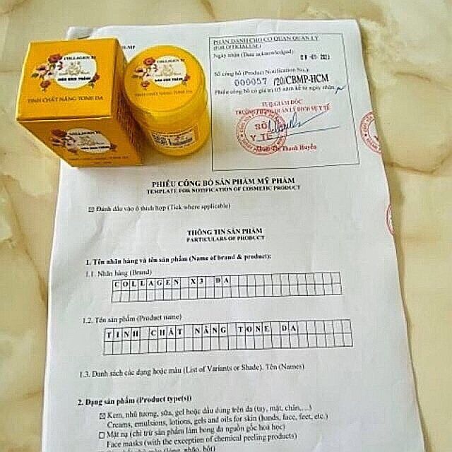 Kích trắng colagen x3